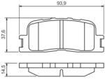 Bosch fékbetét készlet 0 986 494 359