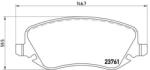 BREMBO fékbetét készlet, tárcsafék P23 088