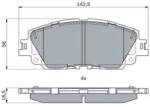 Bosch fékbetét készlet 0 986 424 899