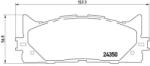 BREMBO fékbetét készlet Xtra P83 117X