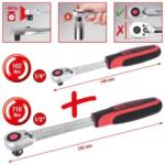 KS TOOLS - Slim POWER racsnis készlet 1/4"+1/2" 2db