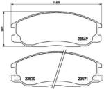 BREMBO fékbetét készlet P30 013