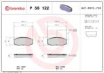 BREMBO fékbetét készlet, tárcsafék P56 122