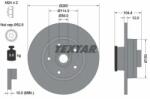 TEXTAR Féktárcsa tömör Ø280mm 92268903
