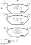 BREMBO fékbetét készlet, tárcsafék P85 072X
