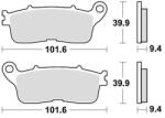 BRAKING fékbetétek, BRAKING (sinterezett keverék CM56) 2 db/csomag - runder - 22 390 Ft