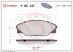 BREMBO fékbetét készlet, tárcsafék P83 137