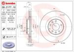 BREMBO Féktárcsa szellőző Ø320mm 09. C177.11