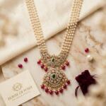  House of Posh Indián Gyöngyös Nyaklánc Aranyozott Boho (PNDT90005)