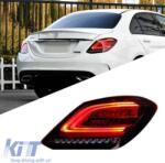 Taillights Set Suitable for Mercedes-Benz C-Class W205 14-18 Full LED Bar Facelift Look Carner (CGRTLM6042845)