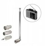  Univerzális Teleszkópos Rádiós Fm Antenna Házimozi Tornyokhoz 4 Adapter (Uxxu2563256)