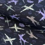  Jersey Airplanes navy digital print