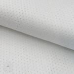  Pamutvászon STRETCH EYELET white