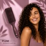 Labor Pro Perie pentru par cret Plum Brush (C643)
