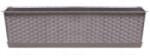 Prosperplast Rattan virágláda, Prosperplast Ratolla Case P 700, mokka, 68, 5 x 17, 3 cm, (ISR700P_209)