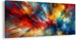 Dovido Tablou univers colorat în mișcare - 100x50 - dovido - 101,94 RON