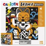 Carioca Planse din catifea Van Orton pentru colorat Carioca Velvet Panza pictura