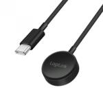 LogiLink Cablu de incarcare USB type C pentru Smartwatch Galaxy Watch 3-8/Active 1/2/Ultra 1m Negru, Logilink PA0381 (PA0381)