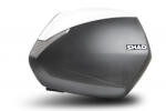 Shad Cutii laterale cu capace colorate SHAD SH36 Alb pereche cu premium lock (225125)