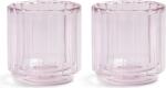 &K Amsterdam Pahare Tube 200 ml, roz, 2 buc (365-01) Pahar