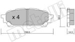 METELLI set placute frana, frana disc METELLI 22-0613-0 (22-0613-0)