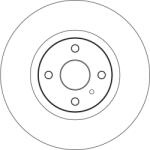 TRW Disc frana TRW DF6539 (DF6539)