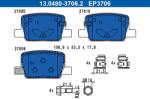 ATE set placute frana, frana disc ATE 13.0480-3706.2 (13.0480-3706.2) - automobilus - 291,71 RON