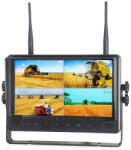 Sharp 9" vezeték nélküli TFT Quad Monitor / DVR (DW900138QC-)