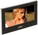 Dahua Monitor videointerfon IP Wi-Fi Dahua, 7 inch, touchscreen, 1024x600, audio bidirectional, PoE, 6 intrari alarma, VTH2621G-WP (VTH2621G-WP)