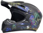 Fixato Casca Moto/Enduro, Interior Confortabil, Ventilatie Multipla, pentru Motociclete, Cross, Enduro, ATV, Dirt Bike, FIXATO, Marime M, Multicolor (enduro-1-desen1-M)