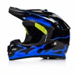 Fixato Casca Moto/Enduro FIXATO, Interior Confortabil, Ventilatie Multipla, pentru Moto, Cross, Enduro, ATV, Dirt Bike, Albastru, L 53-54cm (enduro-2-albastru-L)