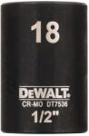 DEWALT DT7536-QZ Extreme Impact dugókulcs, 1/2" , rövid, 18 mm (DT7536-QZ)
