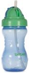 Baboo Cup with Silicone Straw kulacs szívószállal Blue, 9m+ 360 ml