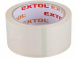 Extol Craft ragasztószalag áttetsző, csendes lefutású (low noise) 48mm×40m, vastagság: 0, 046mm (8856322) - megatool