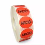  Etikett címke, 38mm, körcímke tekercses, 1000 címke/tekercs fluo piros (EGYEB_67718) (EGYEB_67718)