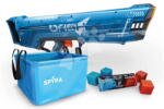 SPYRA Set pistoale de apă cu încărcare mecanică și rezervor cu colorant SpyraDash Blue Spyra cu rază de acțiune de 9 metri de la 8 ani (SPDS1B-1)