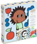 DJECO Kerti lurkók - Képalkotás gyurmával - Air-dry clay coloring, Naughty Garden Friends - DJ00959
