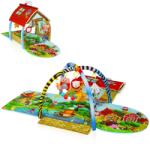 Lionelo Covor de joaca Lionelo Agnes Plus 2in1, cu 2 arcade, design colorat, material moale (14160432)