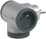 Legrand Priza multipla Legrand cu 4 prize rotative, USB Type-A si Type-C, aluminiu, gri inchis (38956825)