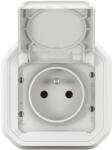 Legrand Priza standard Legrand Plexo, IP55, rezistenta la socuri, alba (82929243)