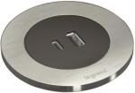 Legrand Priza Integrata Legrand Incara Disq 60, USB AC, 15W, Negru (13744444)