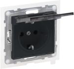Legrand Priza de exterior Legrand SEANO IP44 cu protectie la contact, 16A, 250V, culoare antracit (53898104)