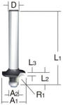 Makita felsőmaró fej 11 x 25, 4 x 6 mm | Profilmaró (D-09422)