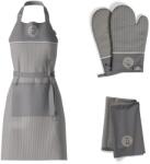 MasterChef Set MasterChef de Prosoape de Bucatarie, Schita, Manusi de Cuptor, Gri, 100 Bumbac (45873) Prosop