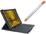 Logitech Husa pentru Tableta Logitech Universal Folio cu Tastatura Wireless, 9-10 inch (56715693)