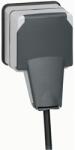 Legrand Priza Legrand LEG90465 2p-t IP66, 16A, 250V, plexo, gri (2459635)