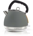 Nedis Cratita electrica Wasserkocher 1.8 l 2200 W gri cu protectie la fierbere (20644426) Fierbator