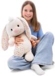 NICI Jucarie de plus NICI Hase 50cm - bej, cu detalii florale (8705442)