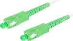 Lanberg Cablu retea fibra optica cu lungime 30 m si conectori SC/APC-SC/APC Lanberg Z43088 SM SIMPLEX 3.0MM G657A2 LSZH alb (fo-sasa-ss21-0300-wh)