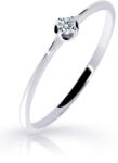 Cutie Diamonds Inel fin din aur alb cu diamant DZ6729-2931-00-X-2 51 mm